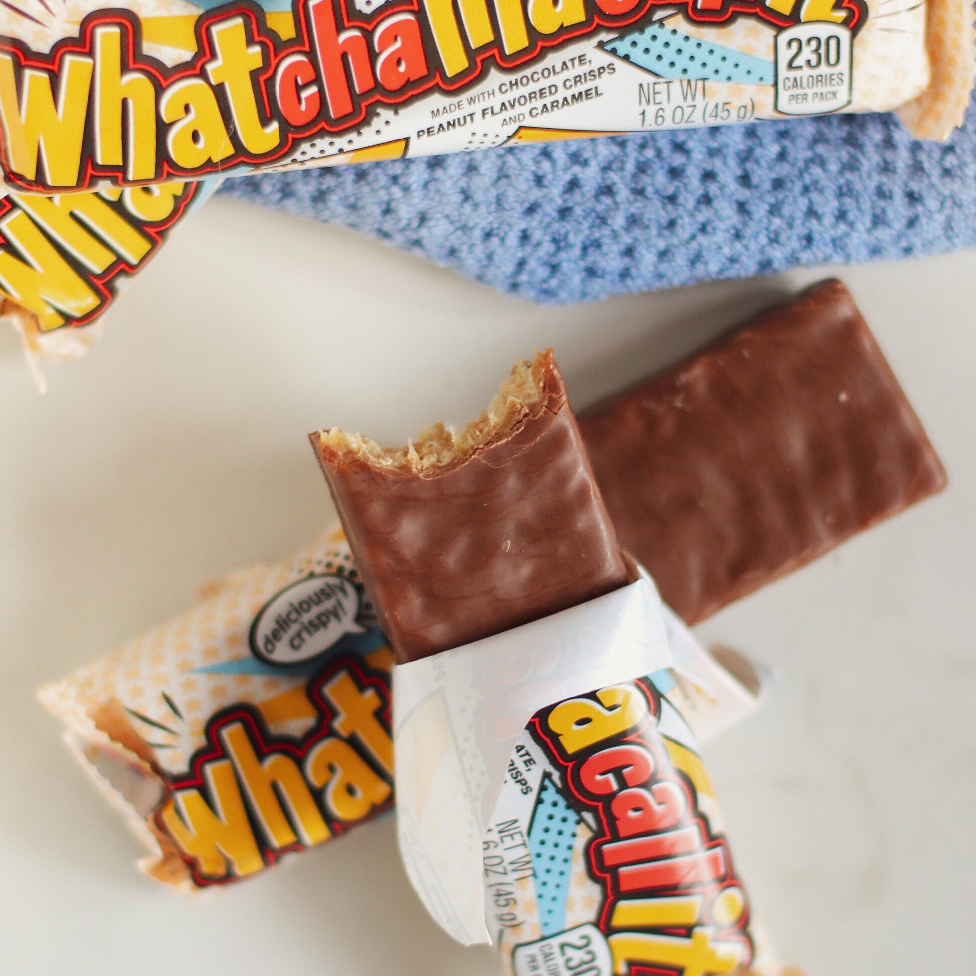 WHATCHAMACALLIT Chocolate, Caramel, and Peanut Crisps Candy Bars, 1.6 oz (36 Count) - THE HERSHEY COMPANY