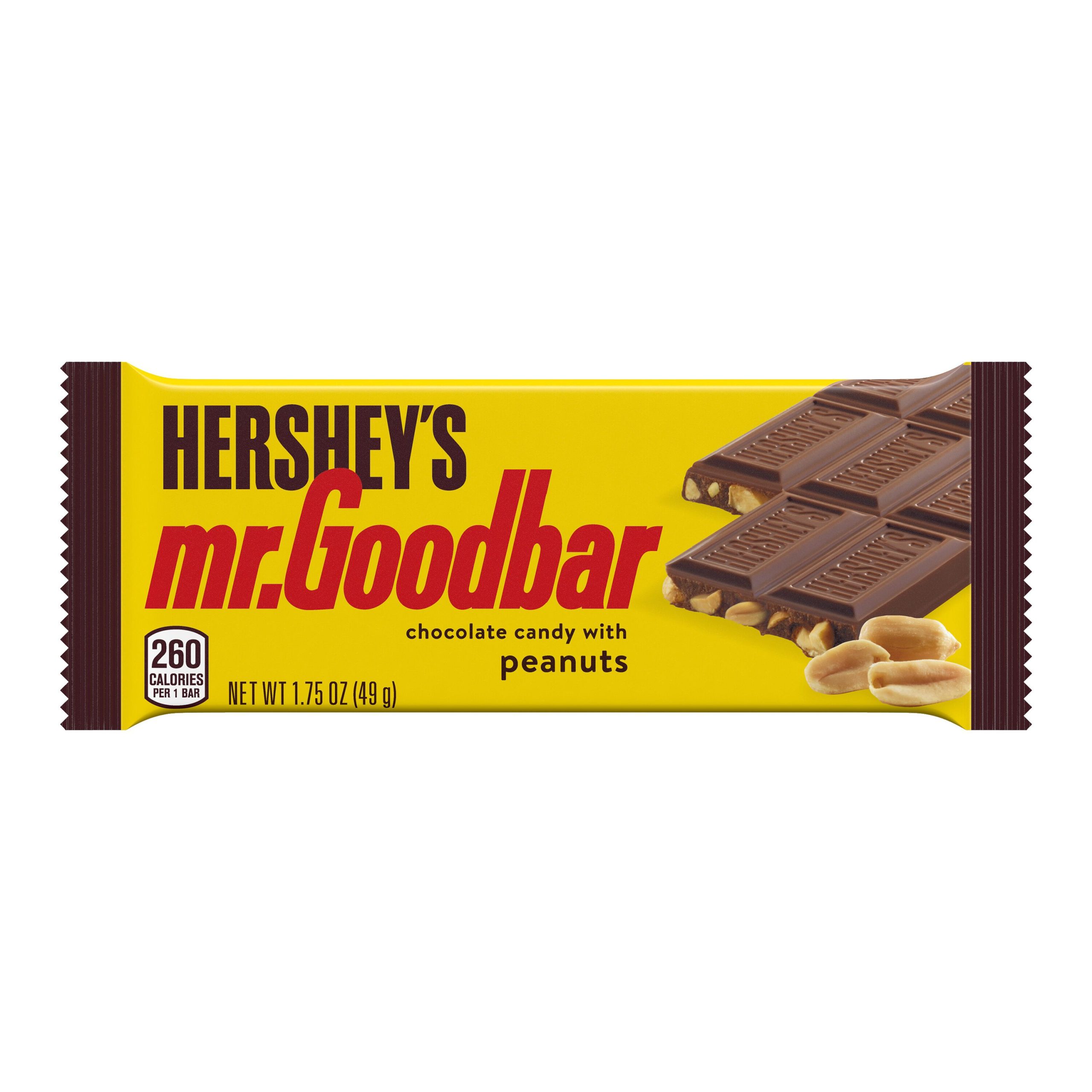 HERSHEY’S MR. GOODBAR Chocolate with Peanuts Candy Bars, 1.75 oz (36 Count) - THE HERSHEY COMPANY