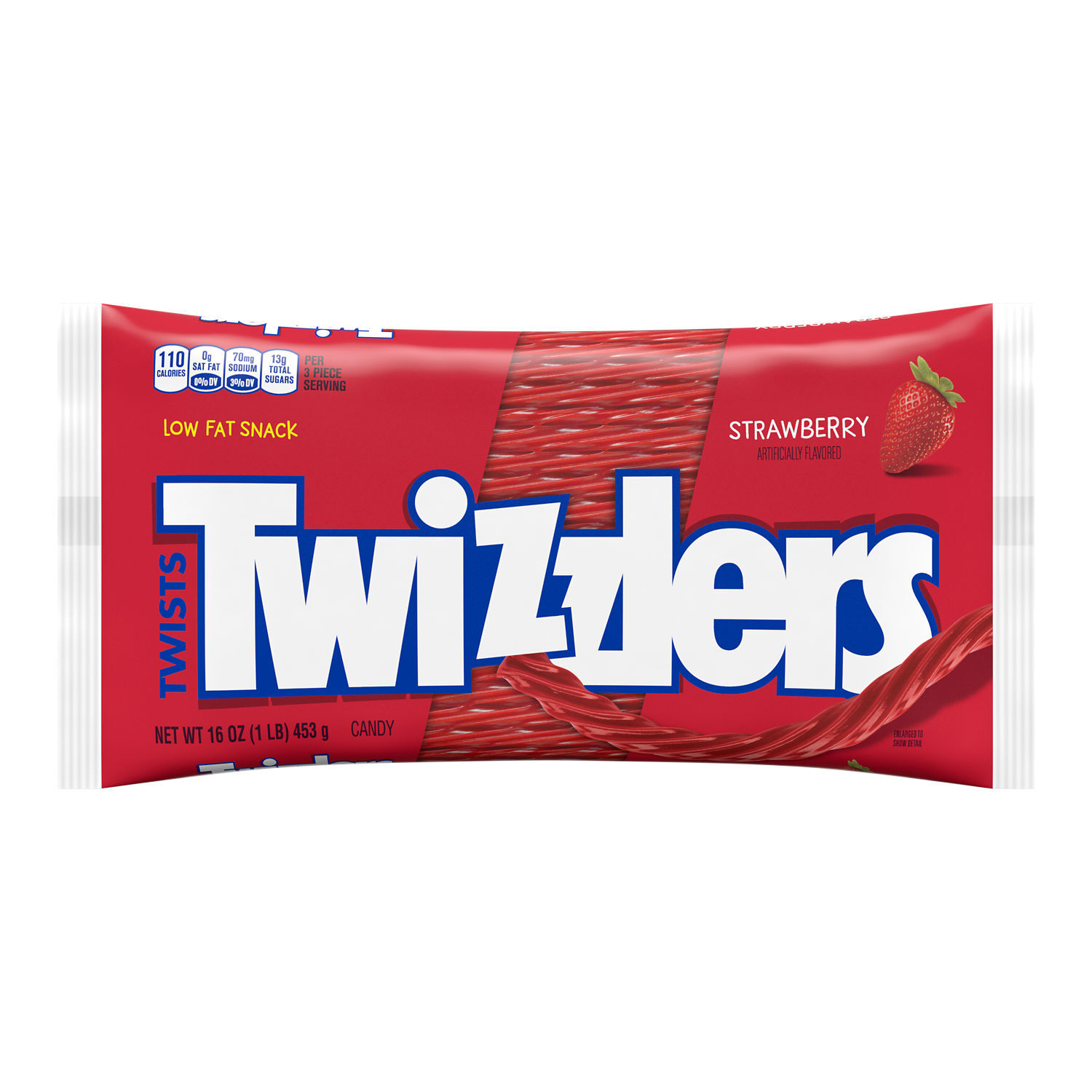 TWIZZLERS Strawberry Twist 16oz Candy Bag - THE HERSHEY COMPANY