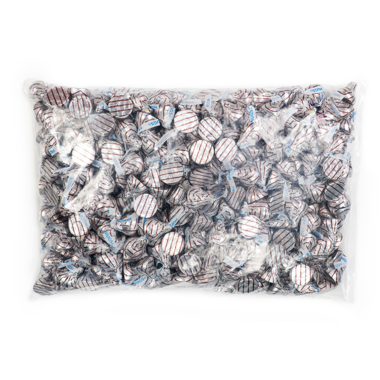 HERSHEY’S HUGS Milk Chocolate and White Creme Candy 3.75 lb Bulk Bag - THE HERSHEY COMPANY