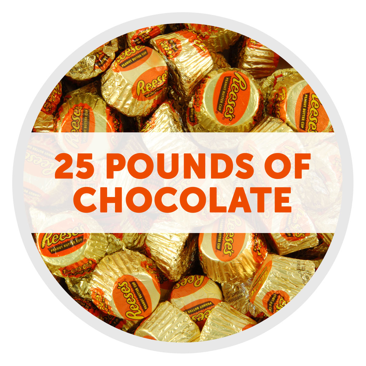REESE’S Milk Chocolate Peanut Butter Cup Miniatures Bulk 25 lbs Candy Box - THE HERSHEY COMPANY