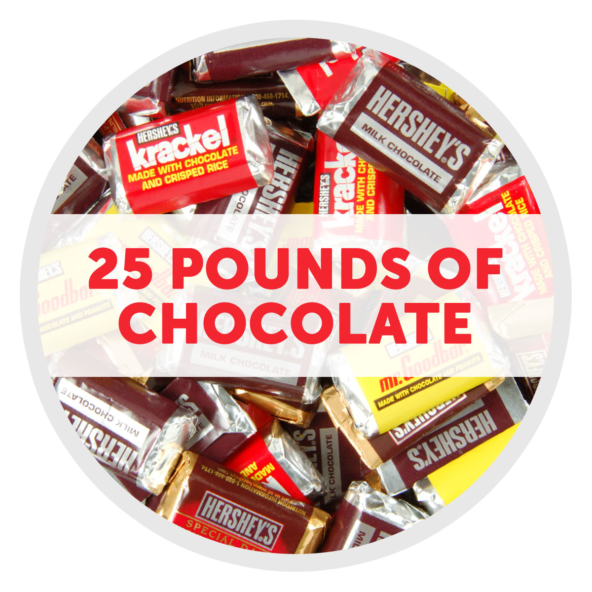 HERSHEY’S Chocolate Miniatures Assorted Bulk 25lb Candy Box - THE HERSHEY COMPANY